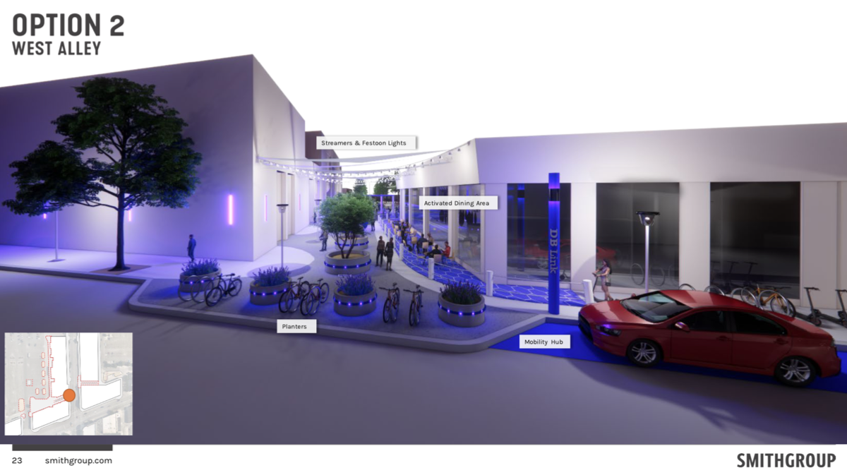 Renderings courtesy of the East Dearborn Downtown Development Authority.