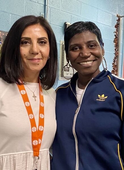 Jaletha Smith and Etaf Bannoura