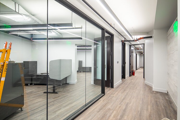 Nearly 20 full-time employees will work at the new headquarters.