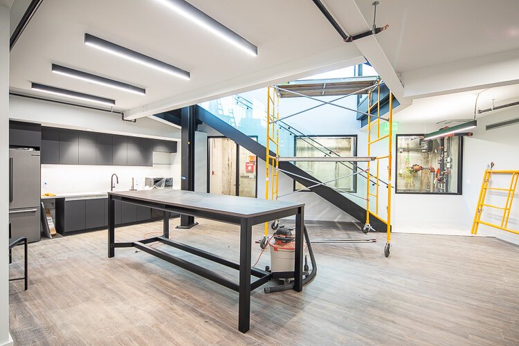 The basement of the new GLP Financial Group headquarters.