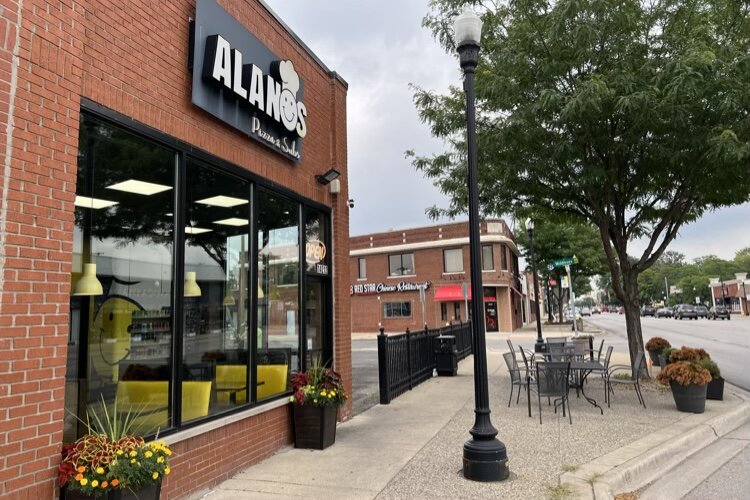 Alanos Pizza & Subs is located at 14212 Michigan Ave. in Dearborn.