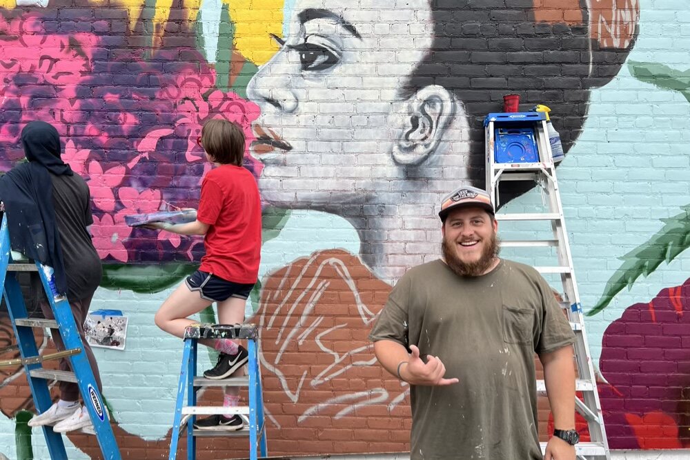 Professional artist and POP mentor Midwest Anthony.