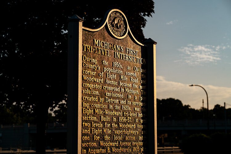 8 Mile Road and Woodward Avenue. Photo by Nick Hagen.