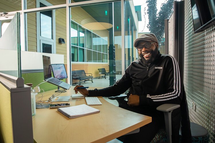 Chinaka Njoku was searching for a base from which to launch his tech start up, TASEN Inc., and found support and a home at Velocity, Sterling Heights.
