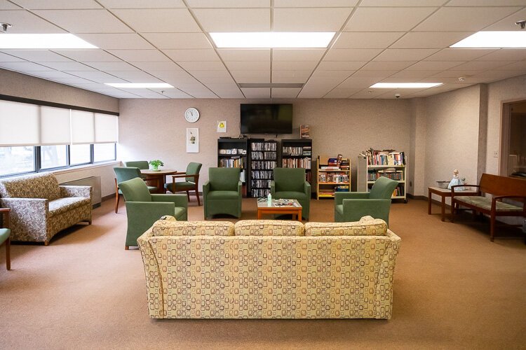 A common area at Ferndale Public Housing on Withington Street.