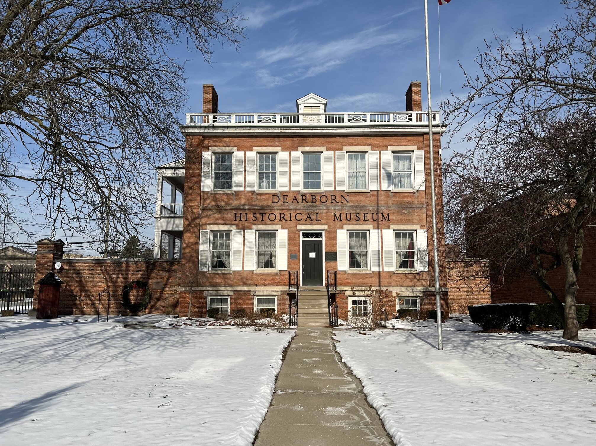 The Commandant’s Quarters in west downtown Dearborn, part of the Dearborn Historical Museum.
