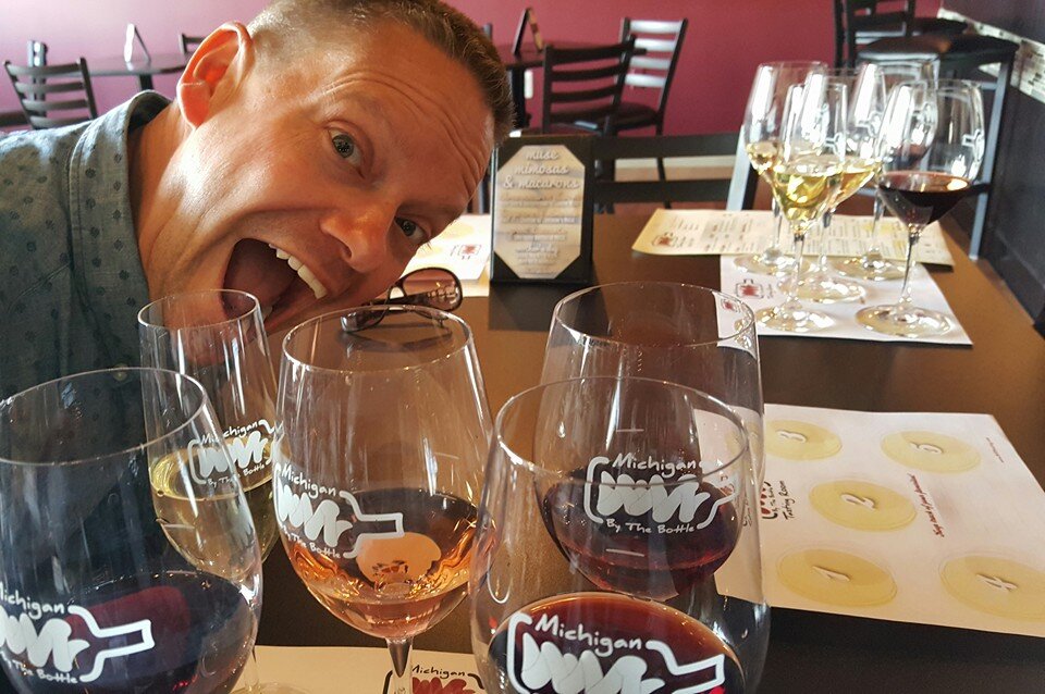 Tim Hudson is a regular patron at Michigan By The Bottle's wine tasting events. 

