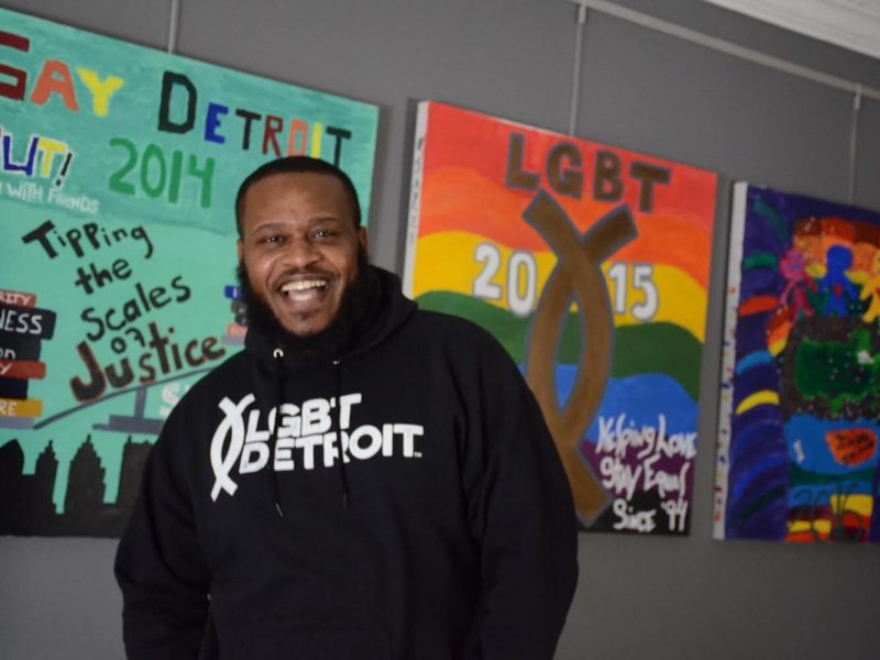 Jerron Totten, social outreach coordinator and legislative advocacy specialist for LGBT Detroit