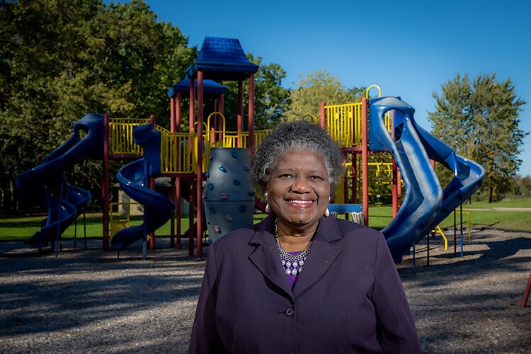 Katha Lee James and the Friends of Pontiac Parks are working to improve Pontiac's park and play spaces.