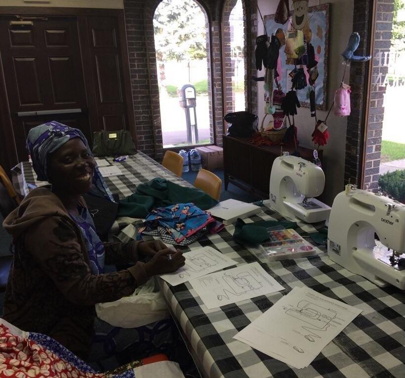 Samaritas offers sewing classes for refugees in Michigan. 