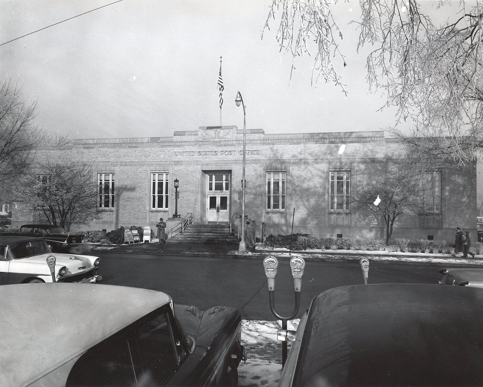 The Royal Oak Post Office, 1959. 
Photo: Royal Oak Historical Society Museum.