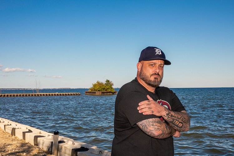 Jasun Ward reflects on his time in the Marine Corps. Photo: David Lewinski