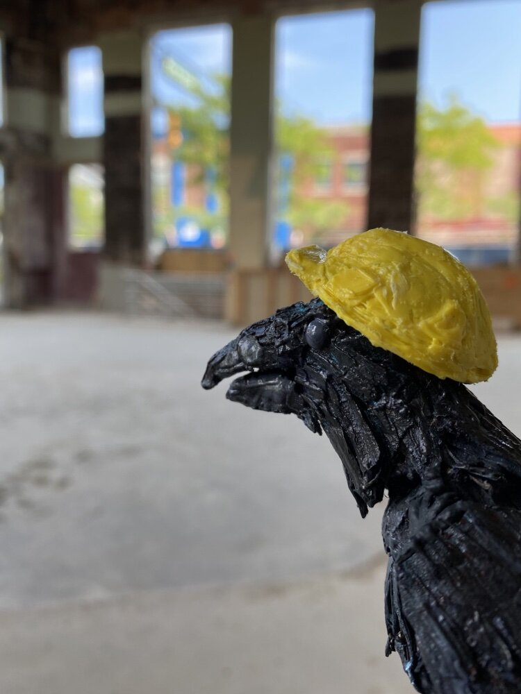 Arthur the Raven is named for Farmington founder Arthur Power.