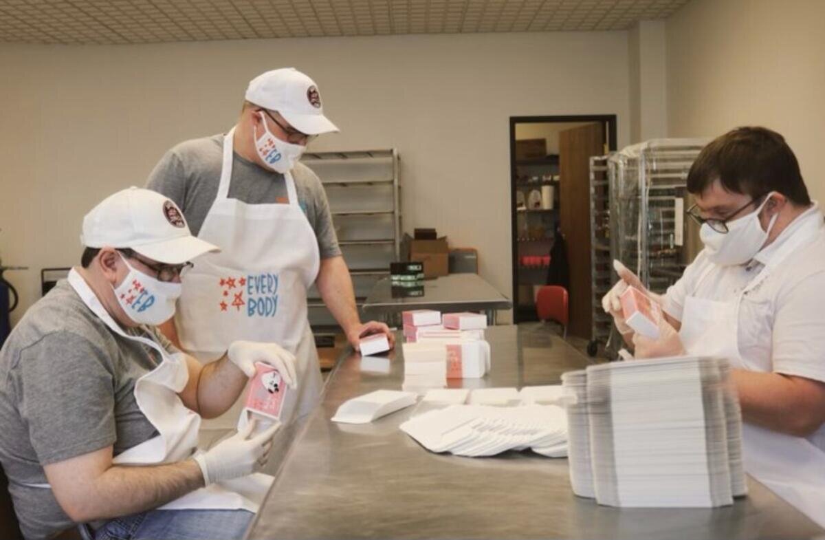 Everybody Inc. produces bath soap, body oils, shampoos, and bath bombs, with profits going back to Dutton Farm. Photo: Supplied.