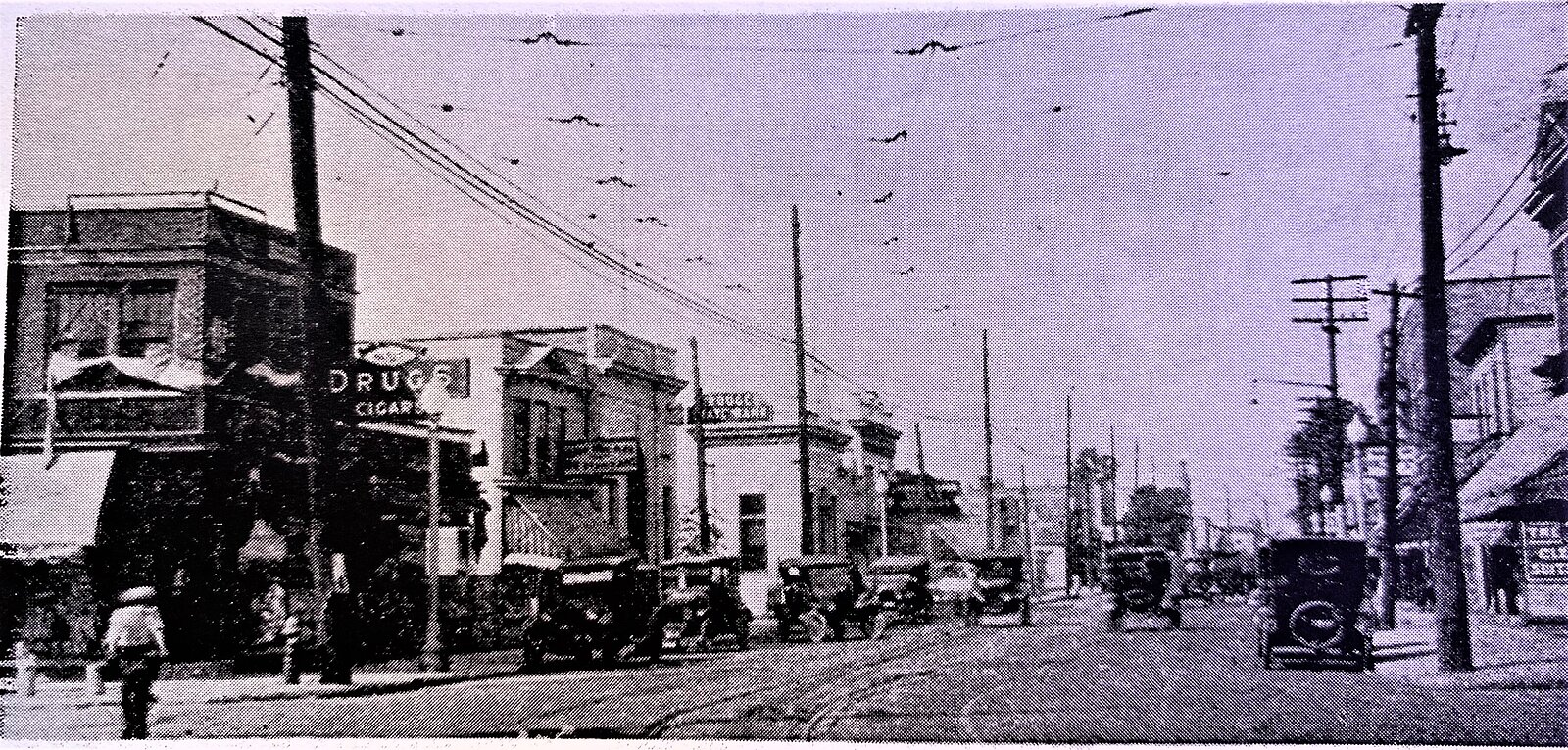 A rare photo of downtown River Rouge in 1922, courtesy of the River Rouge Historical Museum.