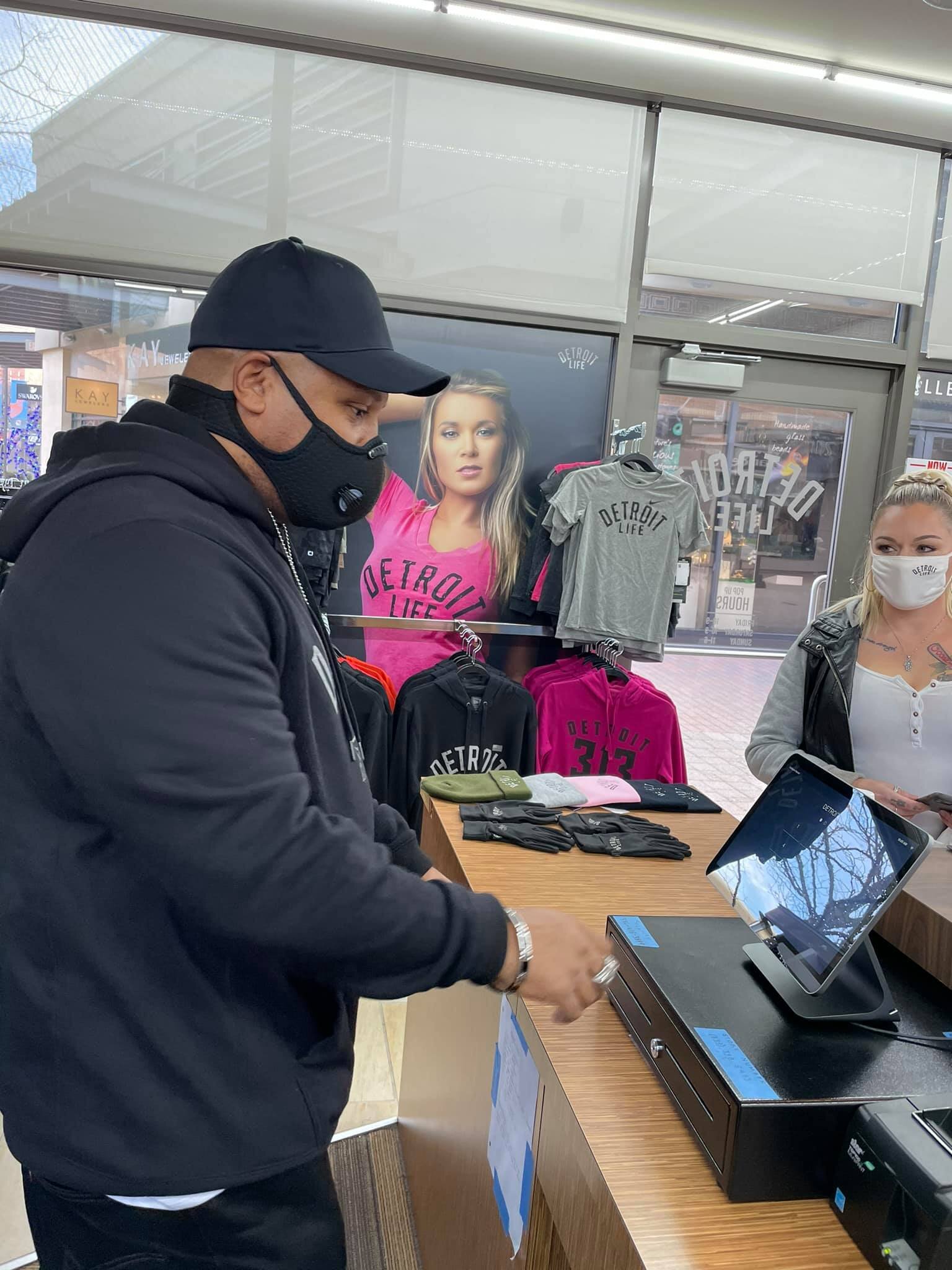 Hip-hop artist Swifty McVay partners with Detroit Life apparel during COVID-19.