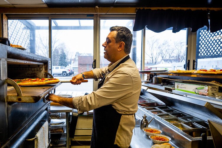 Fredi Bello, The Pizzaman in Melvindale. Photo by David Lewinski.