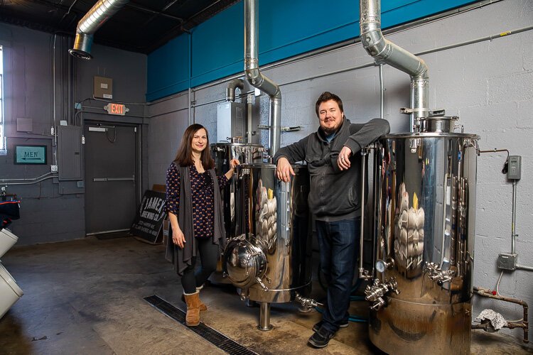 Jeff and Kat Kaye at Jamex.