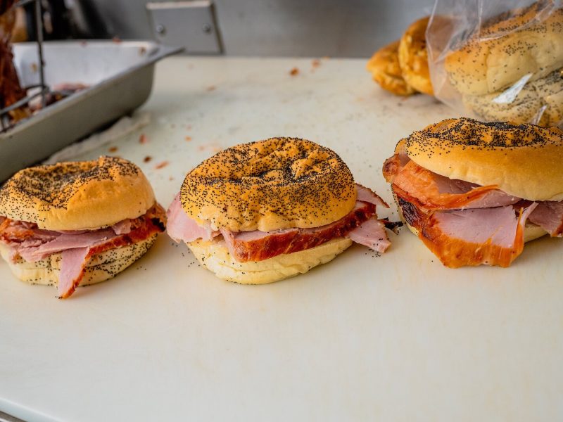 Lile's Ham sandwich, Dearborn. Photo by Doug Coombe.