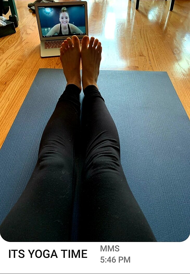 Bodhi Yoga virtual yoga on Zoom.