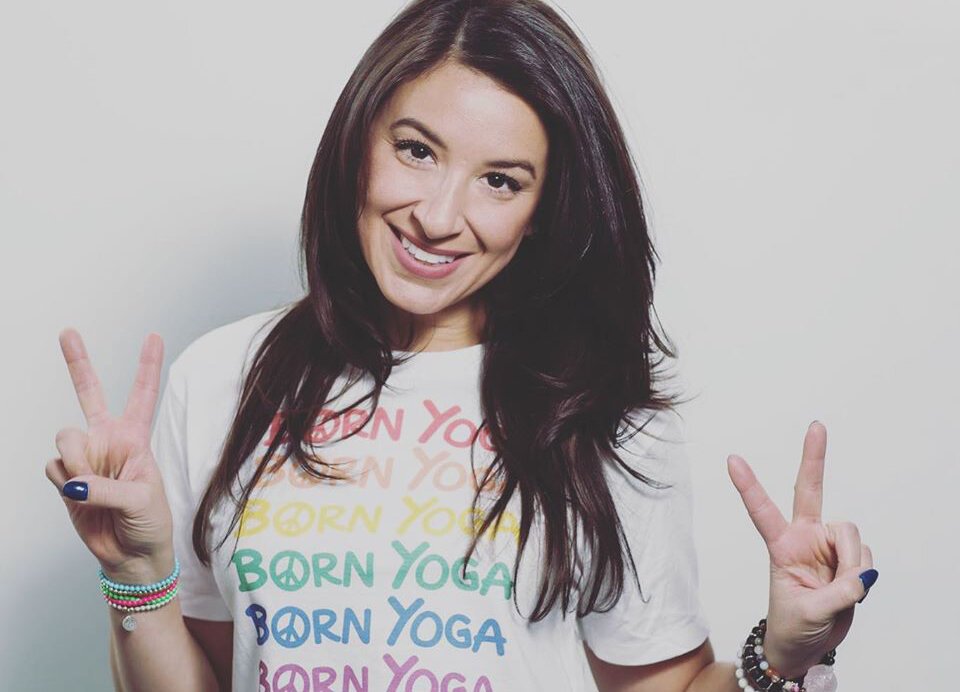 Ashley Goldberg is running her Born Yoga studio classes online for children and families.