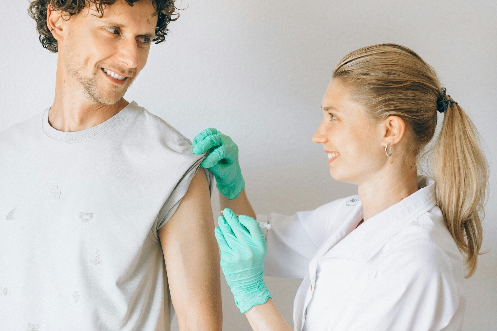 When a nurse is trying to administer a vaccination, the patient needs to be calm and still.