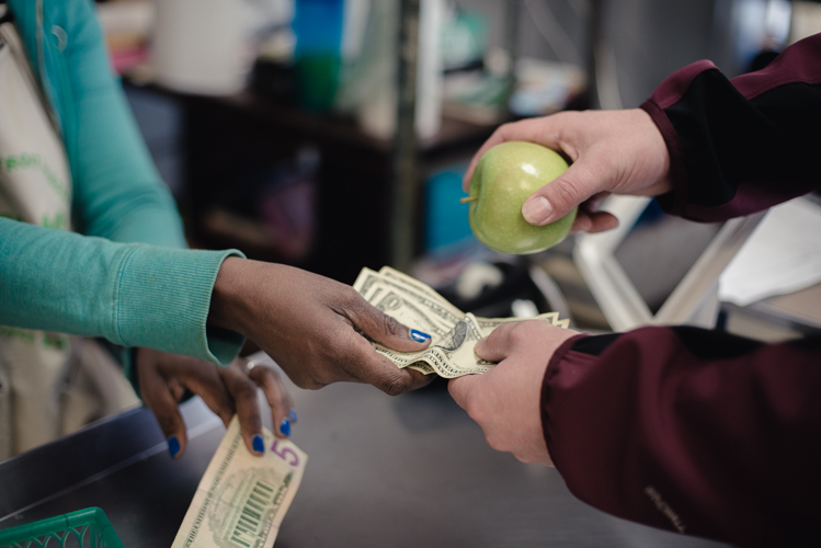 Uclesha Ray says it's important to find customers where they are. “People seem to eat more healthy if it’s in their face versus them going to the store.”