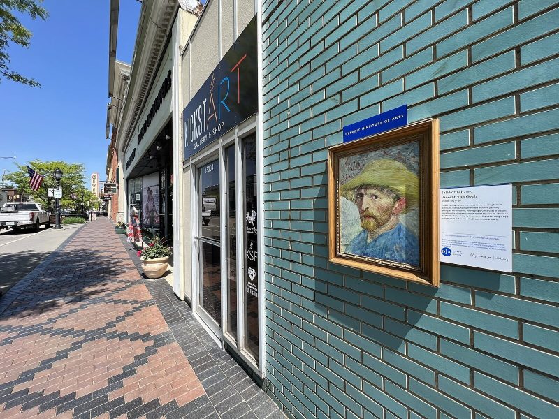 A Vincent van Gogh reproduction from the DIA in downtown Farmington in 2022.