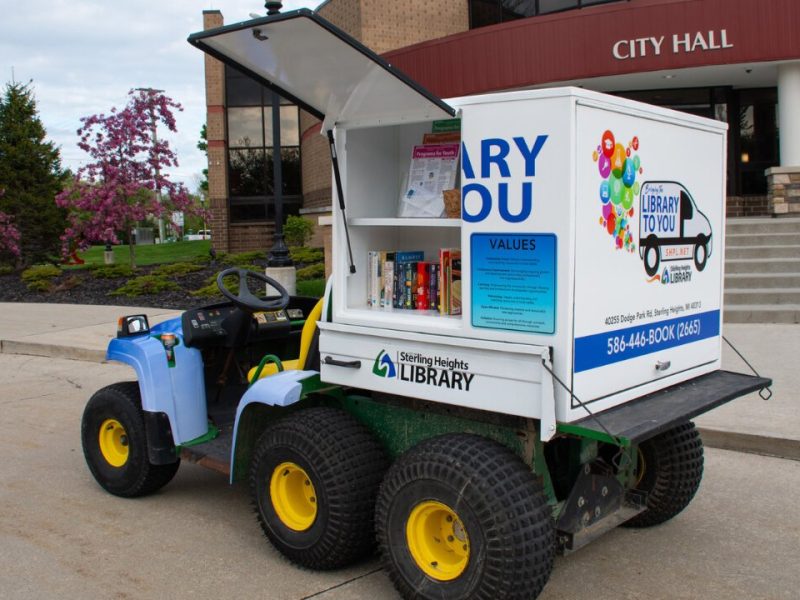 “The Mobile Library allows us to reach residents in new and engaging ways,” says Sterling Heights Library Director Tammy Turgeon.