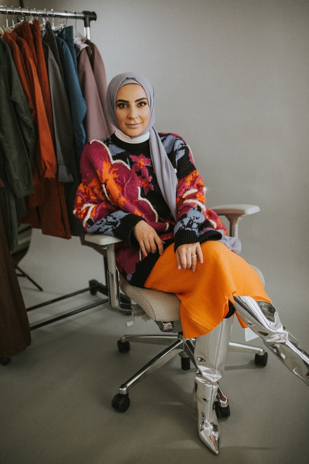 “Our goal is to create clothing that destigmatizes modesty; clothing that is fashion-forward, functional and versatile,” says Nawal Alsaeed, CEO and creative director of Studious Monday. (Photo courtesy of Traci Lovasz)