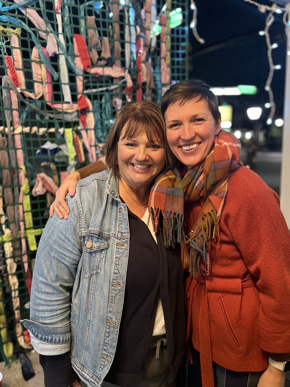 Mary Lou Stropoli, left, and Lisa Alberts.