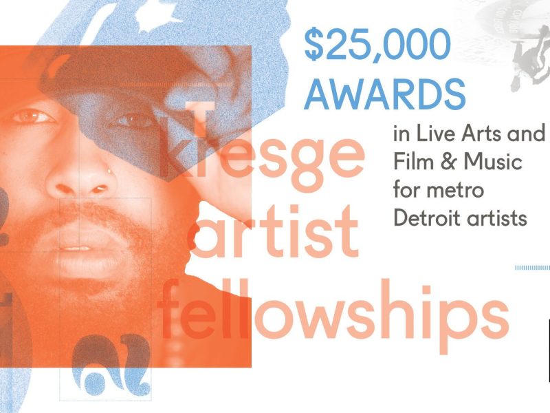 The Kresge Artist Fellowship offers metro Detroit artists the chance at winning a $25,000 no-strings-attached fellowship.