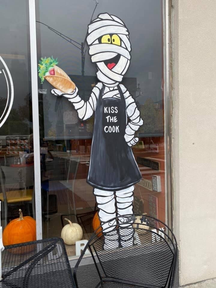 A BOO!KLEY Nights storefront at The Lunch Cafe in downtown Berkley. (Photo: Facebook)