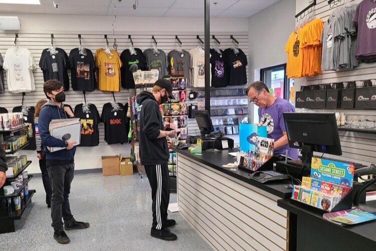 New and used vinyl records are a staple of Dearborn Music’s inventory.