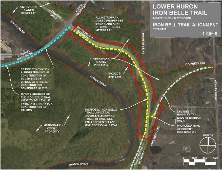 Map of planned LHM trail extension