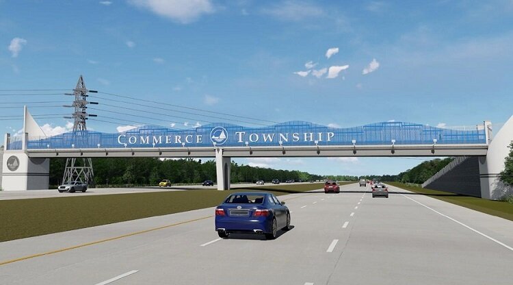M-5 pedestrian bridge