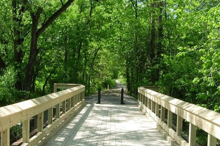 A section of the Lower Rouge Greenway in Canton Twp.