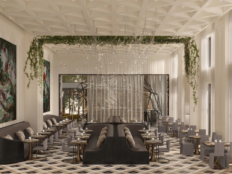 “Madam’s menu and space speak to an effortless ability to balance whimsy and fun with a refined sensibility and worldly education,” says Mark Mitchell, owner of the Daxton Hotel, where Madam is located.