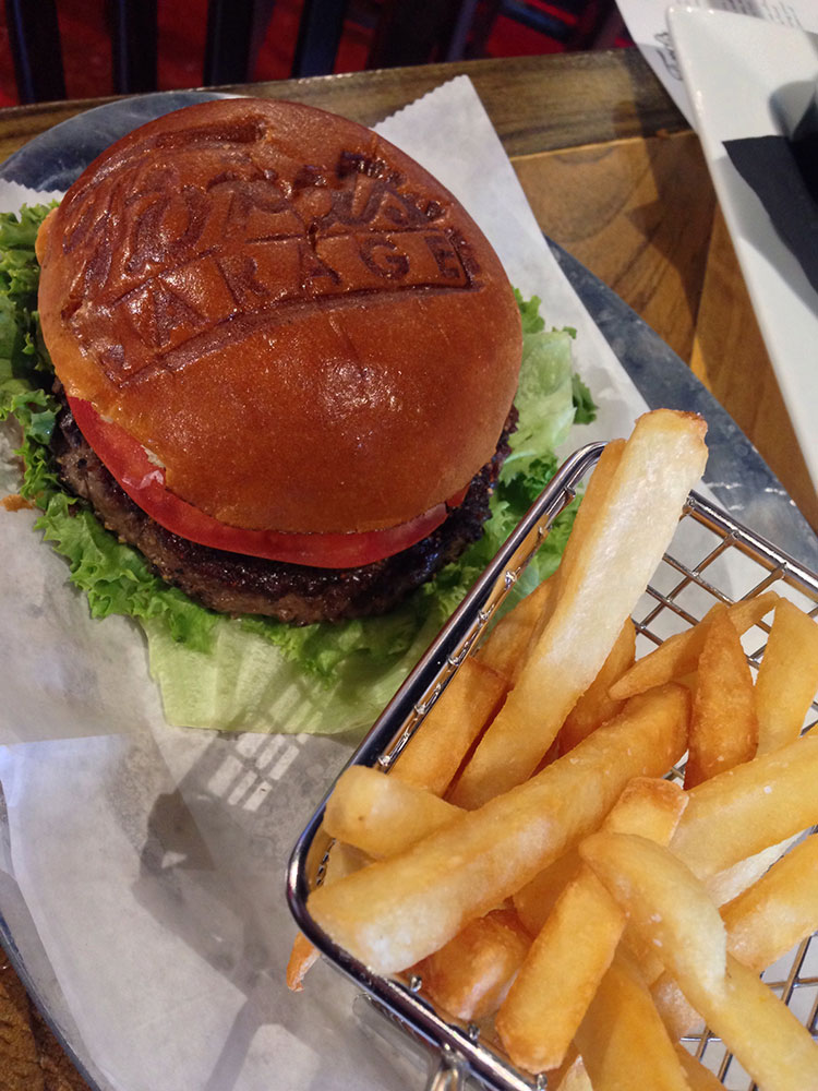 A Ford's Garage burger. Photo by MJ Galbraith.