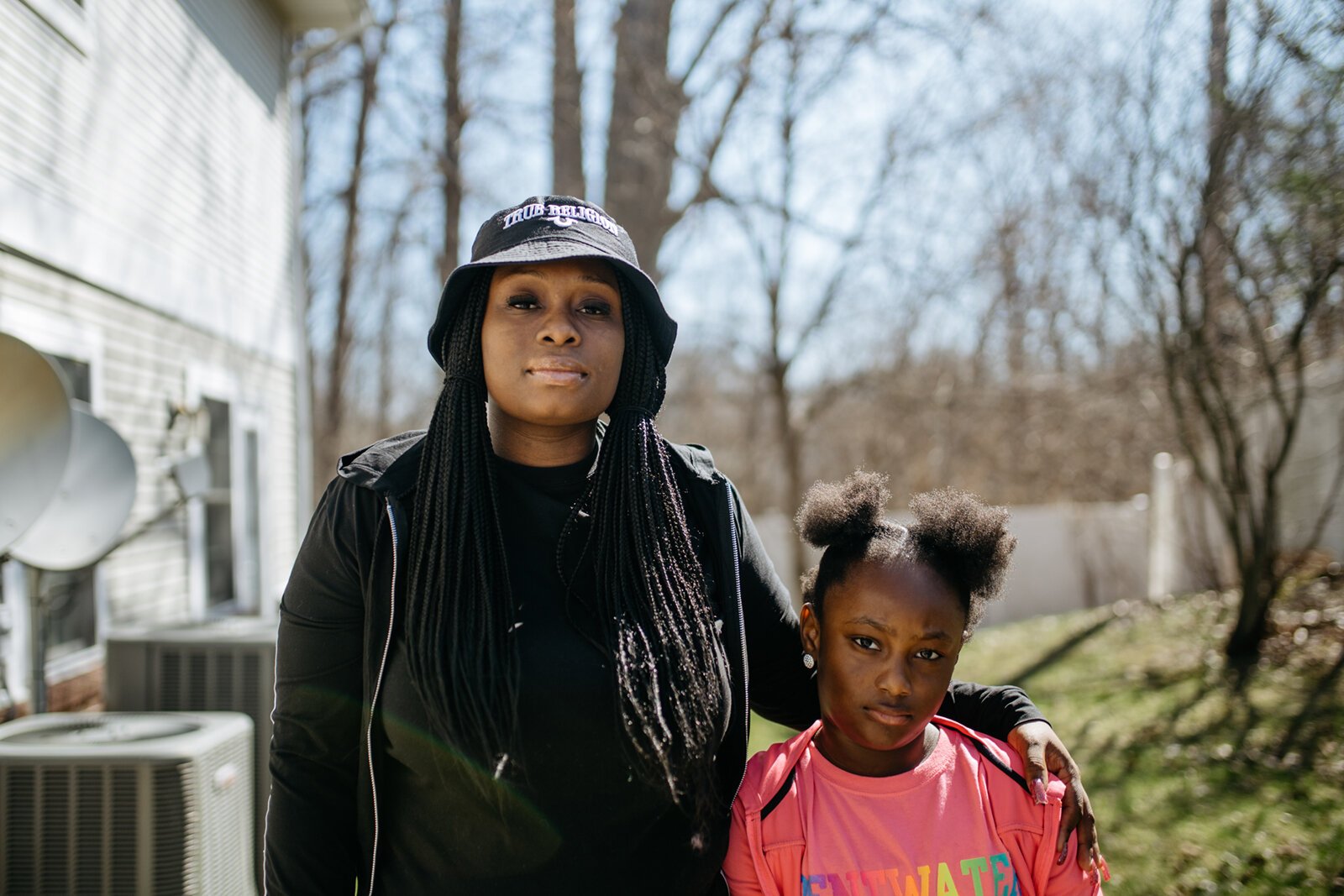 Labrea Robinson with her daughter Amarrah.