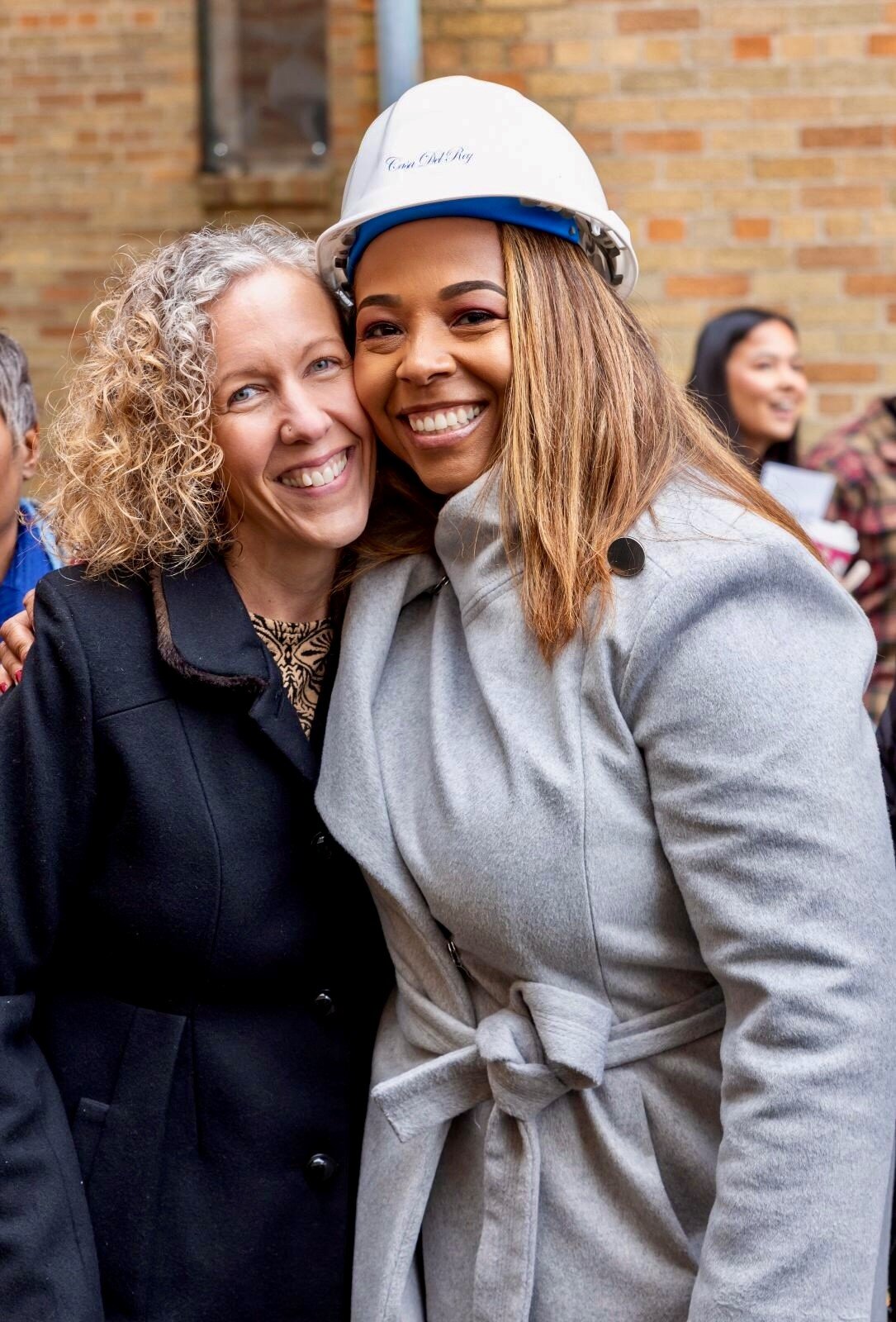 Jill Robinson and Ronita Coleman at the groundbreaking for the Casa Del Rey redevelopment.