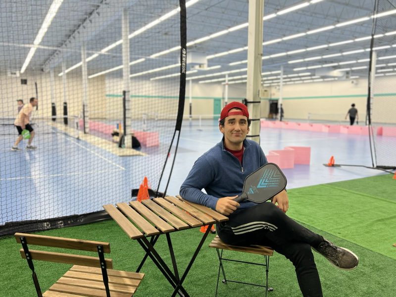 Joe Williams, owner of The Pickleball Pop-Up in downtown Farmington.