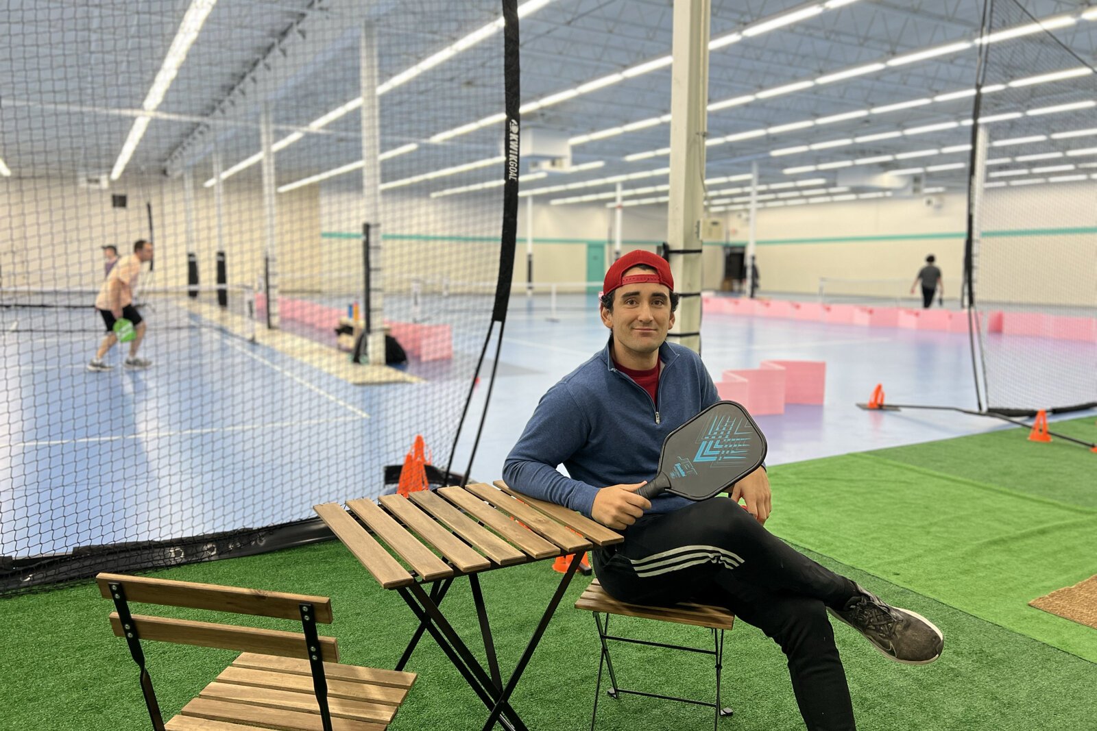 Joe Williams, owner of The Pickleball Pop-Up in downtown Farmington.