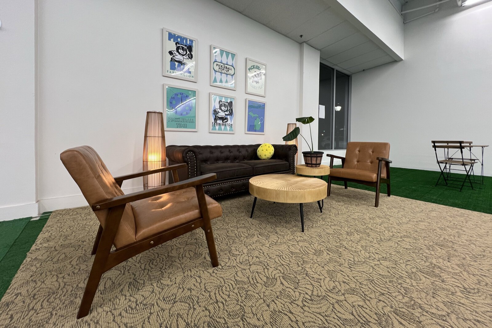 "We wanted a place where we can learn and play pickleball in a low key, laid back environment," says Williams.