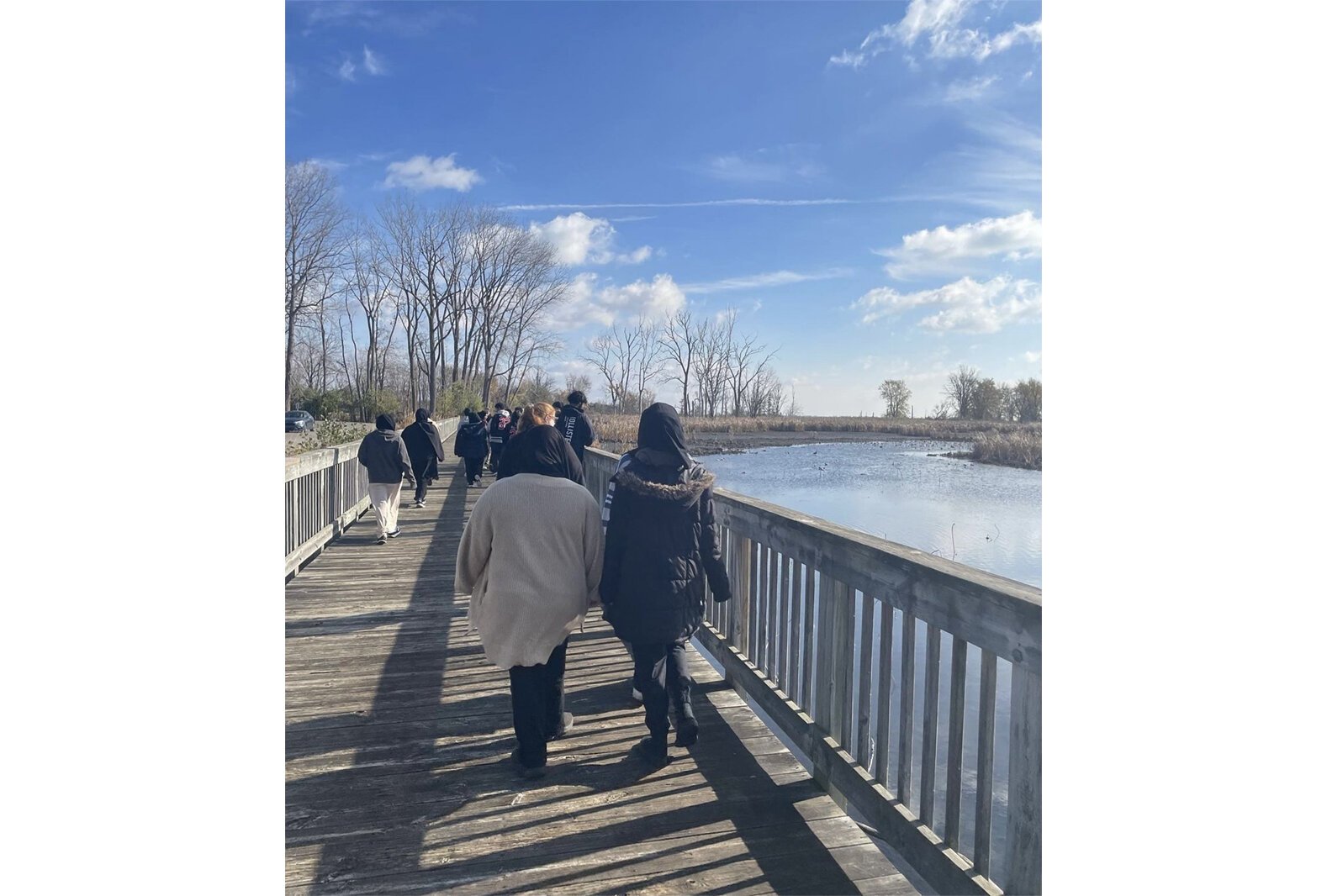 Global Educational Excellence students on a field trip.