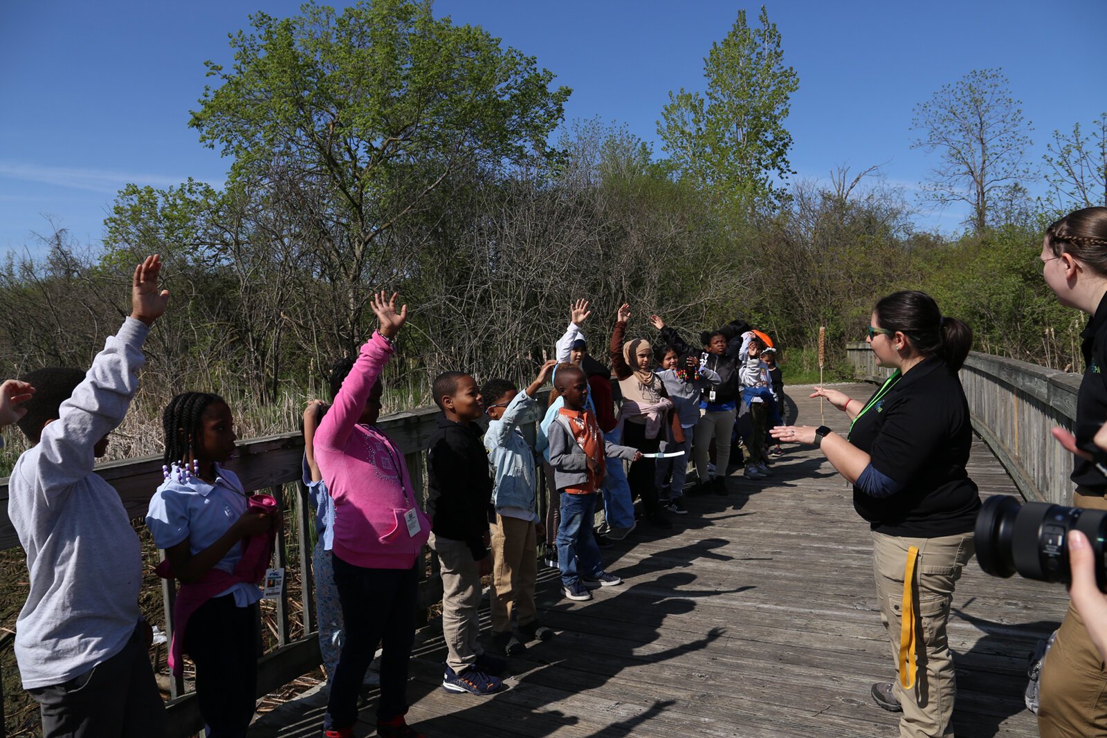 A Metroparks school field trip.