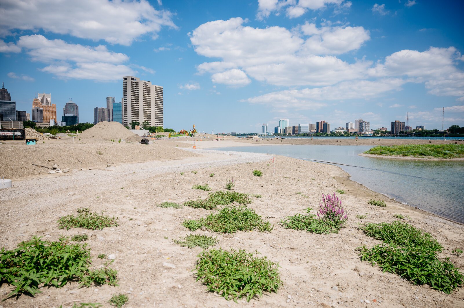 The future site of the Huron-Clinton Metroparks Water Garden.