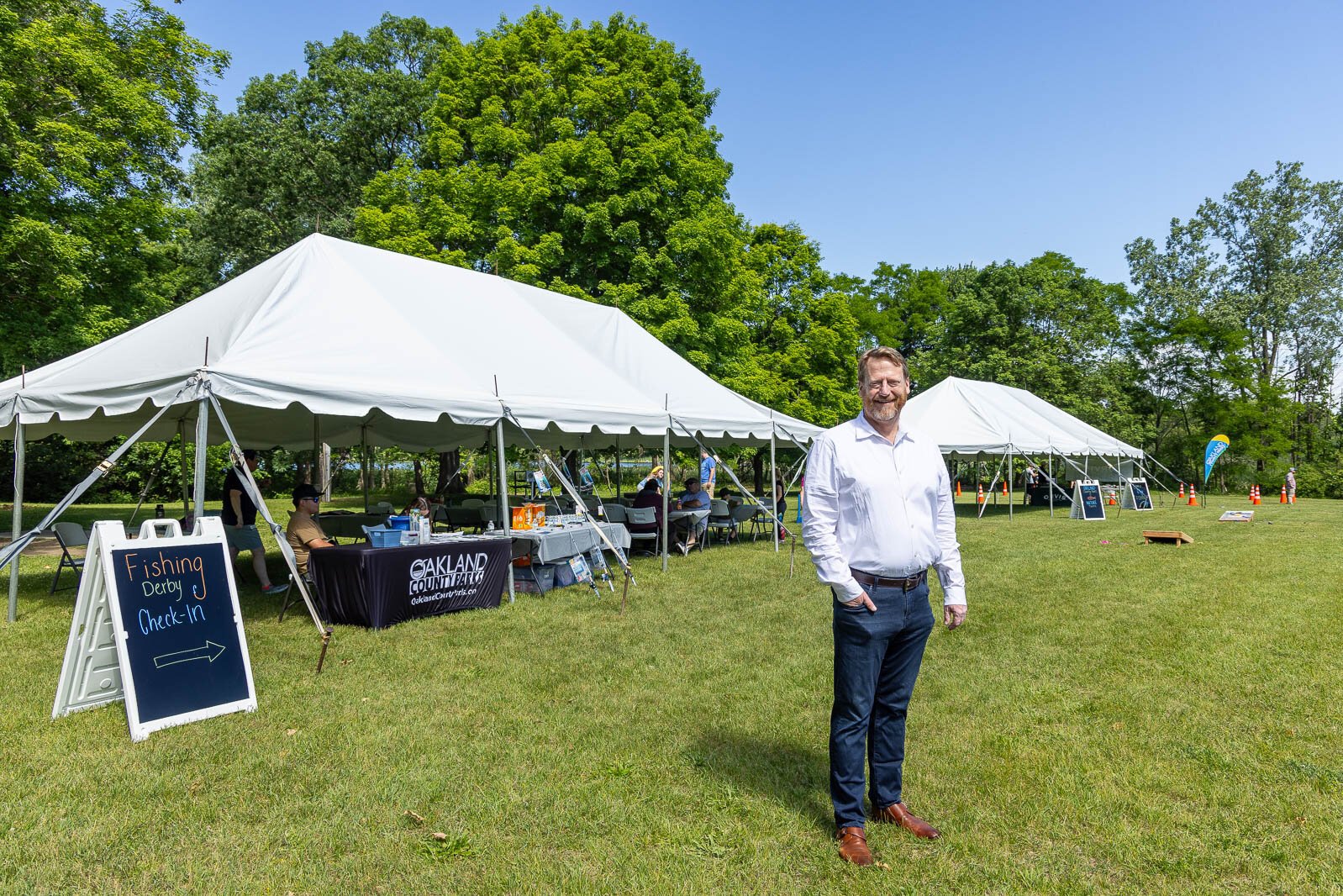 Tim Greimel at Pontiac Oaks park.