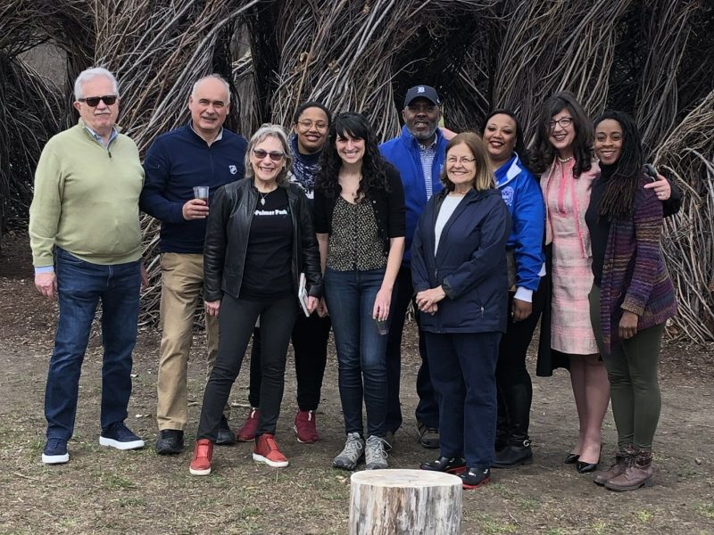 Detroit Parks Coalition staff and members in 2022.