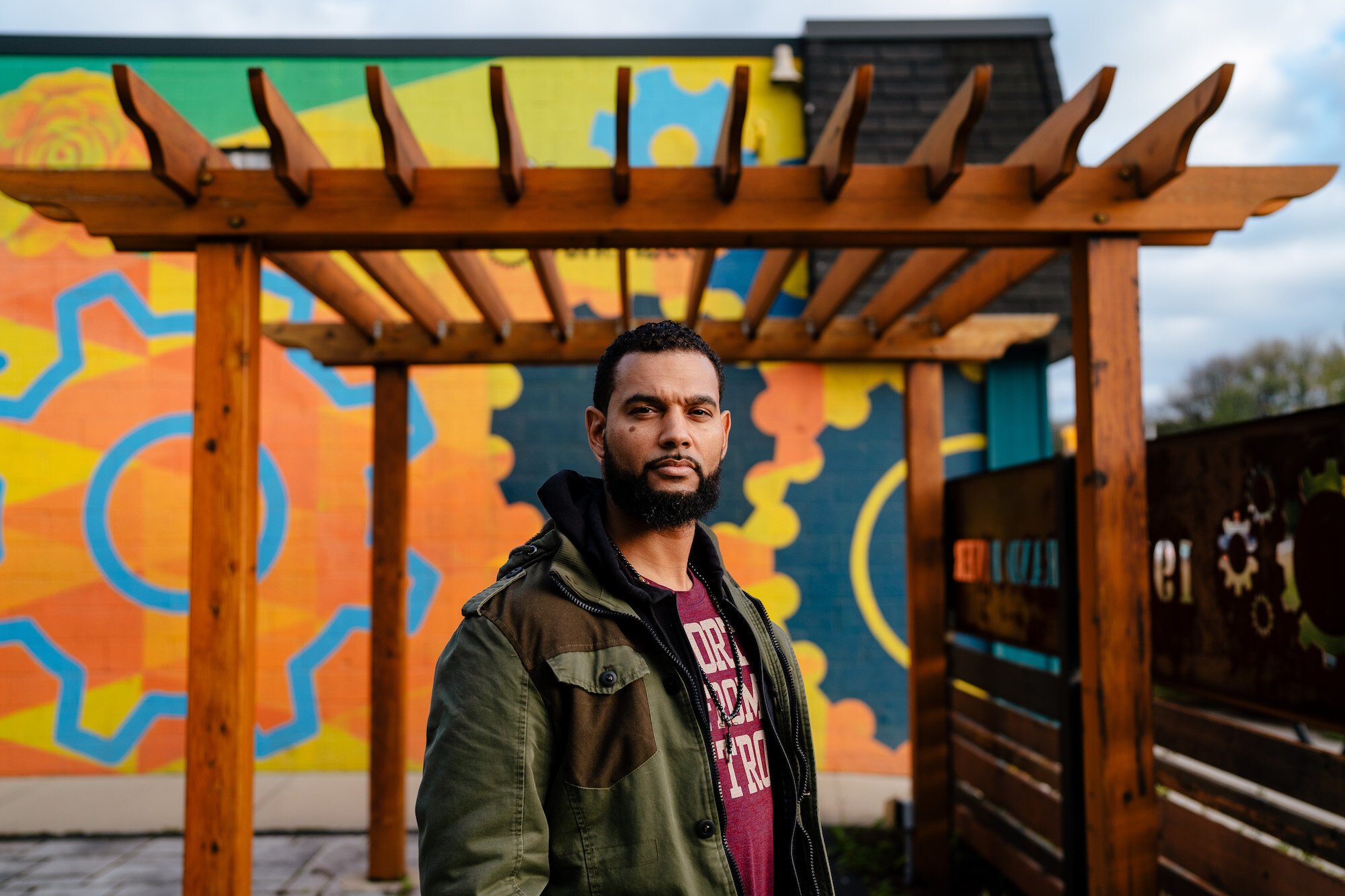 Derek English in Rosedale Park. Photo by Nick Hagen.